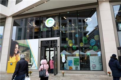 Die neue Postfiliale am „Royal Hamilius“
