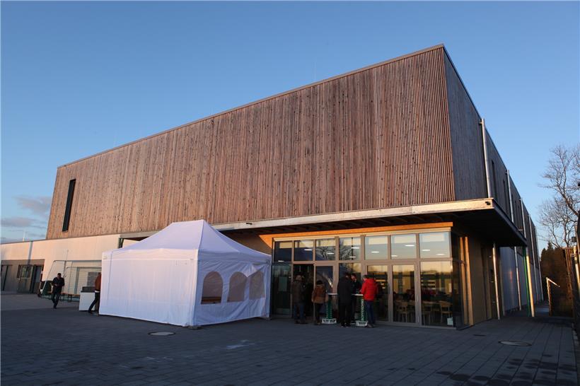 Die neue Sporthalle in Sanem hat insgesamt zwölf Millionen Euro gekostet 
