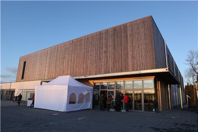 Die neue Sporthalle in Sanem hat insgesamt zwölf Millionen Euro gekostet 

