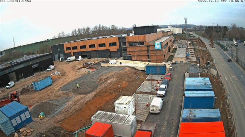 Die neue Werkstatt für die Gemeindedienste soll nächstes Jahr fertiggestellt werden
