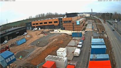Die neue Werkstatt für die Gemeindedienste soll nächstes Jahr fertiggestellt werden
