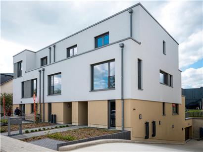 Moderne Wohnanlage mit zwölf bezahlbaren Wohnungen an der Rue Nic Bodry in Düdelingen für bis zu 40 Bewohner