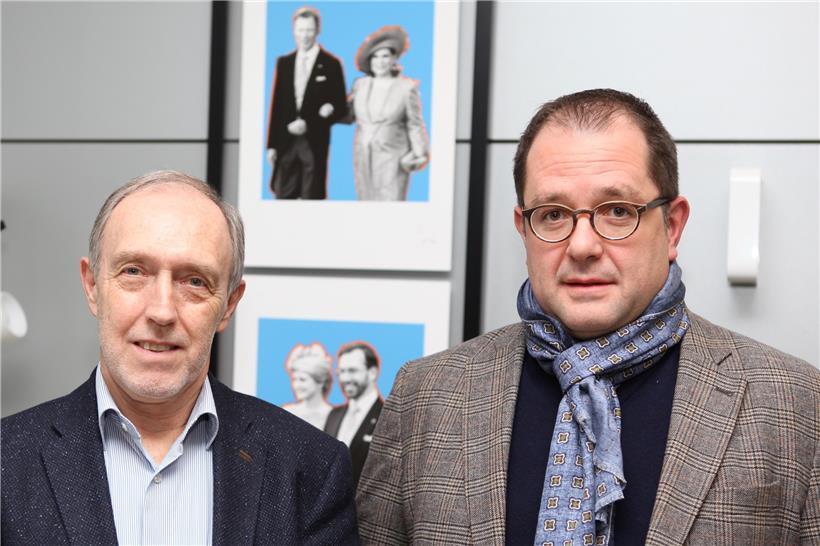 Die neuen Schöffen Serge Gaspar und Claude Clemes 
