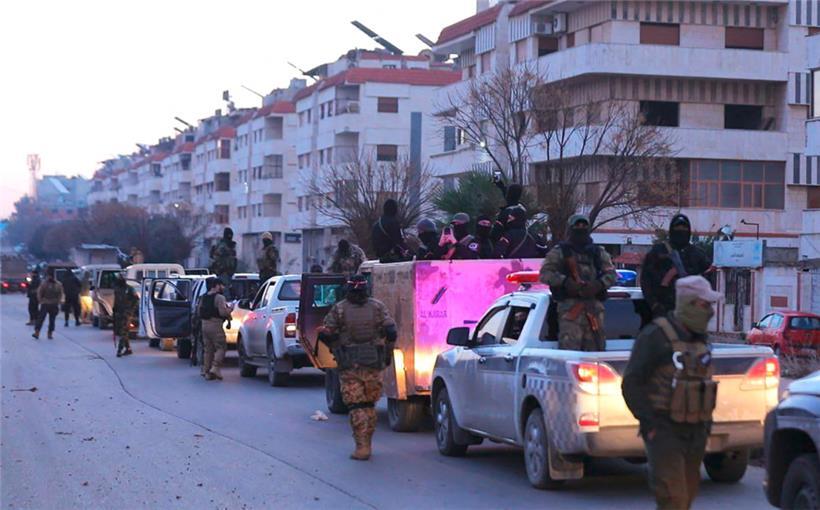 Die neuen Sicherheitskräfte suchen in Homs unter anderem nach Mitgliedern einer Miliz, die Baschar al-Assad unterstützt hat
