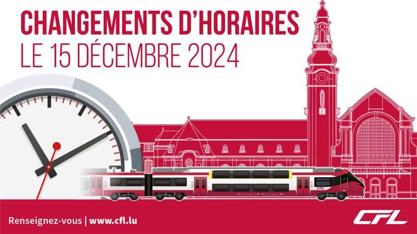 Die neuen Zugfahrpläne der CFL sind da
