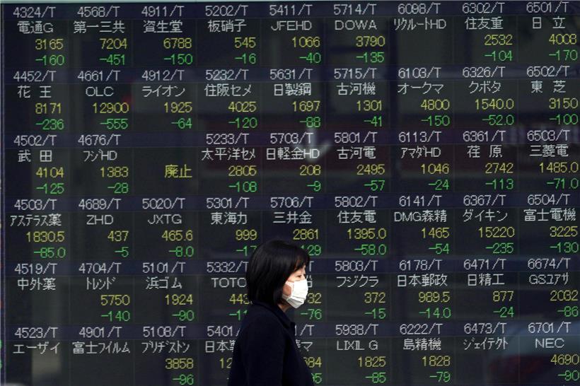 Die rasche Ausbreitung des Coronavirus in Ländern außerhalb Chinas hat zum Wochenauftakt die Aktienmärkte weltweit in die Tiefe gerissen – auch in Japan
