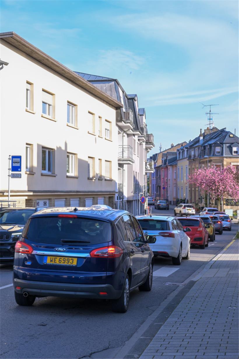Die rue Gaffelt war an jenem Morgen überlastet
