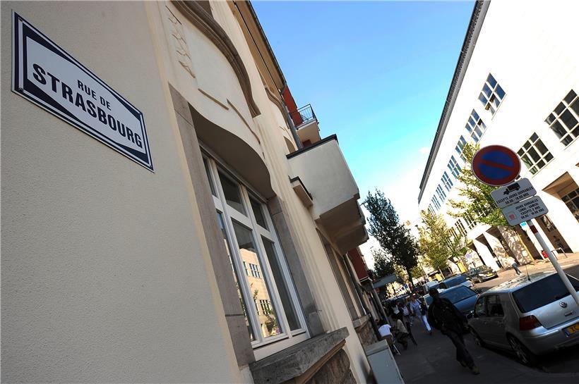 Die rue de Strasbourg ist in ganz Luxemburg bekannt
