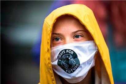 Die schwedische Klimaaktivistin Greta Thunberg steht Bürgermeister Erkki Parkkinen als Partnerin bei dessen Idee, die Sommerolympiade 2023 im finnischen Salla abzuhalten, zur Seite
