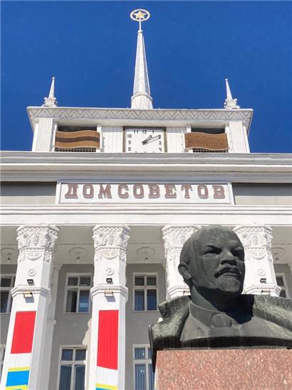 Die sowjetische Zeit scheint stehengeblieben: Lenin-Denkmäler in Tiraspol, der Hauptstadt des Parastaats Transnistrien
