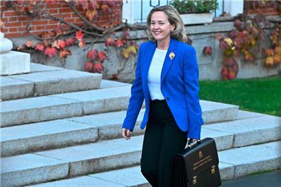 Die spanische Spitzenpolitikerin Nadia Calvino
