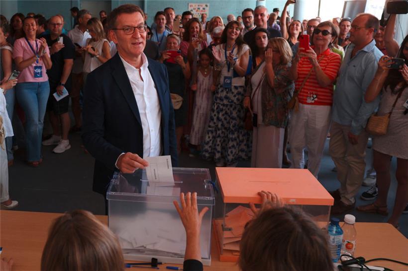 Die von Alberto Núñez Feijóo geführte Volkspartei (PP) ging als Sieger hervor – aber mit geringerem Vorsprung als erwartet
