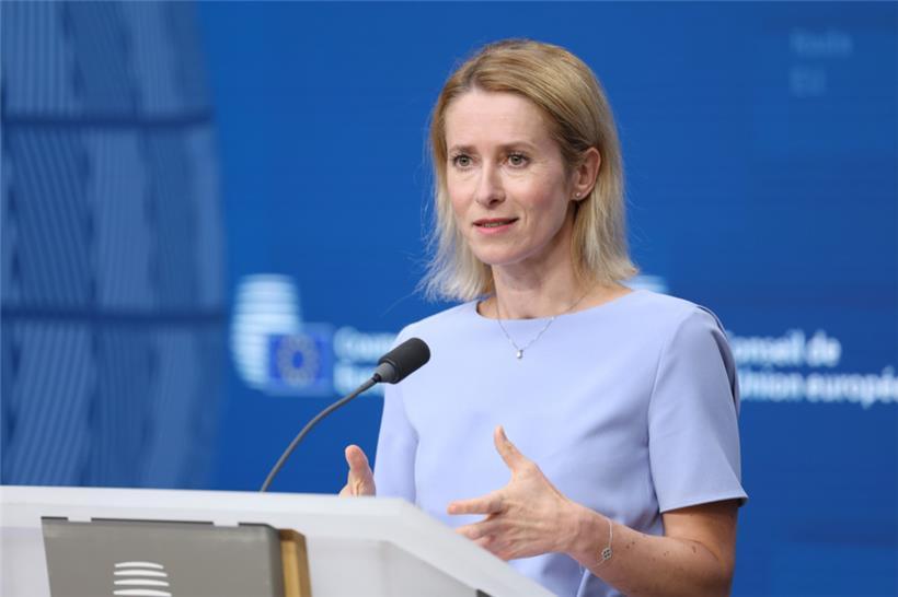 Die Kommunikationskanäle mit dem Iran seien offen, sagte die EU-Außenbeauftragte Kaja Kallas in Brüssel
