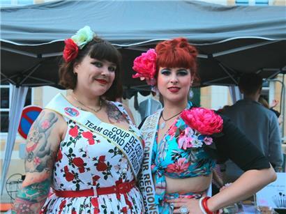 Diese beiden Frauen haben bereits mit Erfolg an Miss-Pin-up-Wahlen in Frankreich teilgenommen. Zum ersten Mal wurde auch eine Miss Pin-up Luxembourg gewählt.
