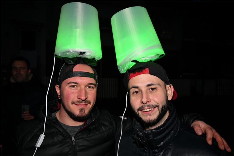 Diese beiden hatten sich bei der „Nuetskavalkad“ in Wasserbillig passend zum die...