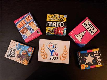 Diese fünf Spiele standen in der engeren Auswahl für die Auszeichnung zum Bistrospiel des Jahres
