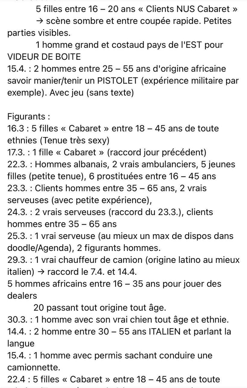 Dieser Casting-Aufruf sorgt für scharfe Kritik
