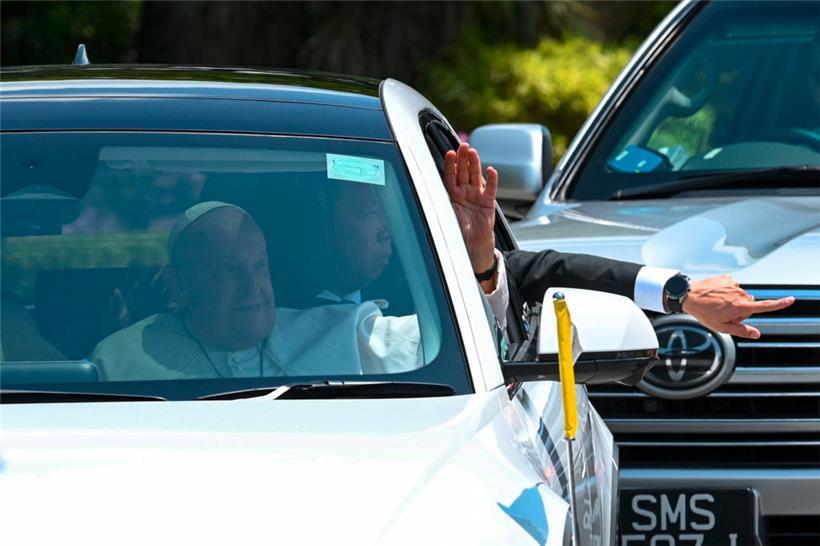 Dieser Ioniq 5 gehört zu einer ganzen Flotte elektrischer Fahrzeuge, die vom Vat...