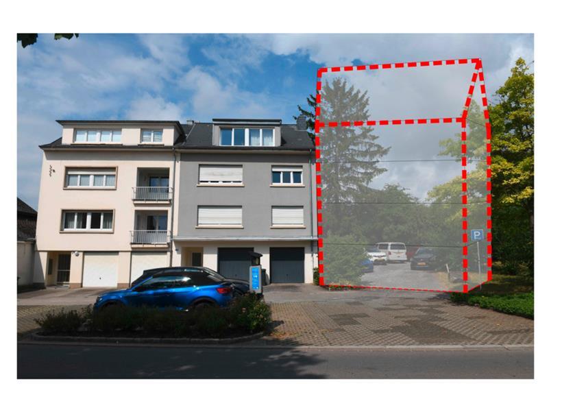 Dieses Grundstück in der Merler rue de la Barrière ist eine von vier Parzellen, die von Baugemeinschaften genutzt werden können
