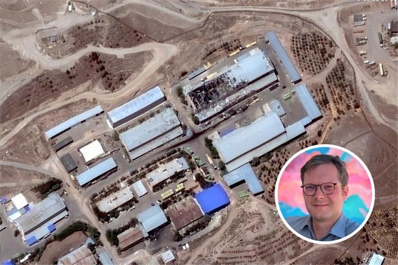Dieses von Maxar Technologies zur Verfügung gestellte Satellitenbild zeigt den IRGC-Standort Ghadir in Teheran, Iran, nachdem er am 14. Juni von israelischen Luftangriffen getroffen wurde. Seit dem 13. Juni greift Israels Militär Ziele im Iran an. Das Land will damit nach eigenen Angaben verhindern, dass die Islamische Republik Atomwaffen entwickelt.
