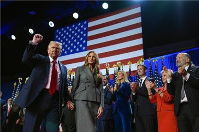 Donald Trump feierte seinen Sieg schon vor der Bestätigung durch die großen liberalen Medien in den USA
