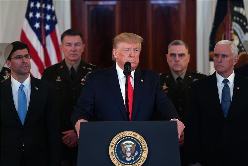 Donald Trump hat am Mittwoch weitere Sanktionen gegen die USA angekündigt
