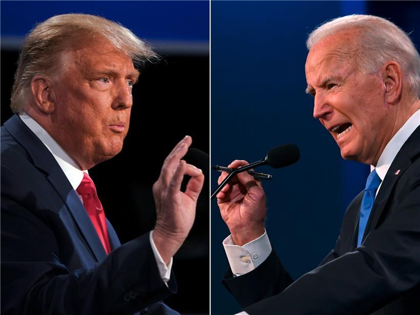 Donald Trump und sein Nachfolger Joe Biden

