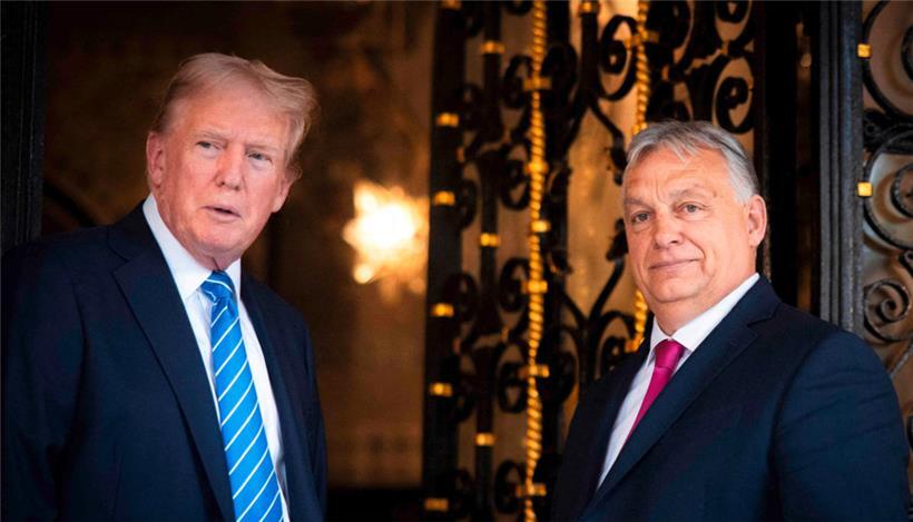 Donald Trump und sein größter europäischer Fan, Viktor Orban
