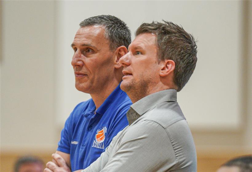 Dragan Stipanovic (l.) war vier Jahre lang in Ettelbrück Assistant-Coach – zuletzt unter Gavin Love
