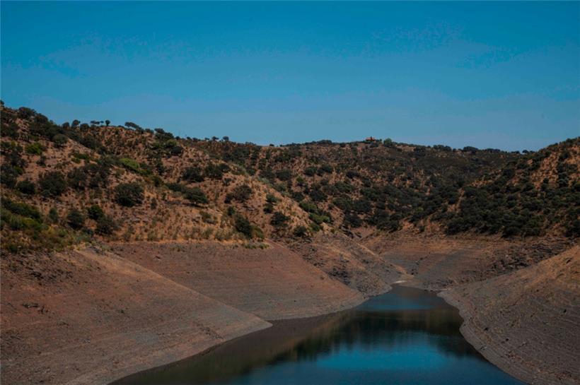 „Dramatische Lage“: Der „El Rumblar“-Damm im Südosten Spaniens ist fast ausgetrocknet
