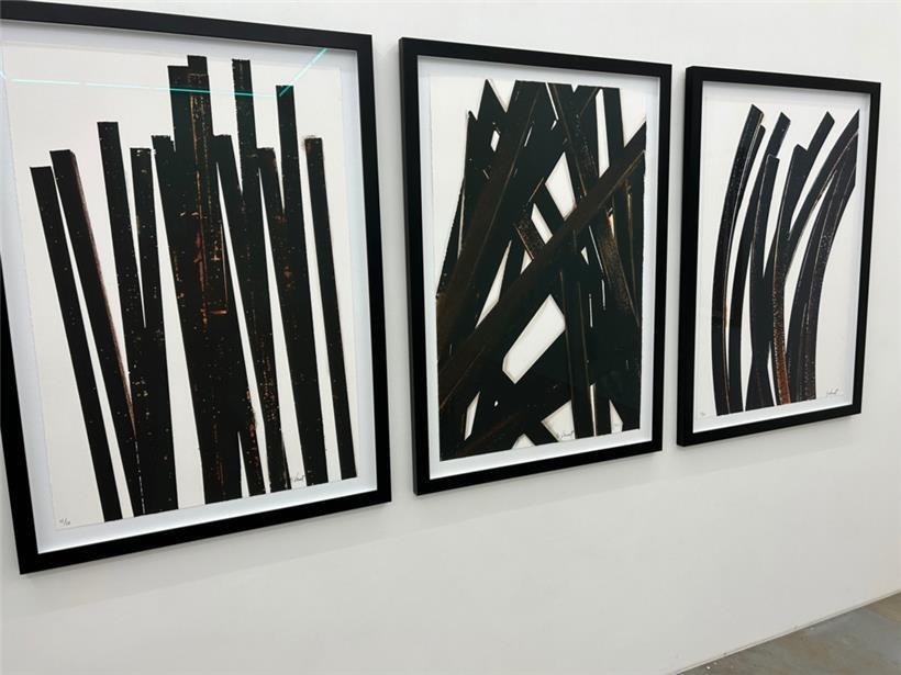 Drei Lithografien auf Papier 
