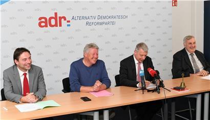 Drei von vier Abgeordneten der ADR waren mit einer Covid-infizierten Mitarbeiterin in Kontakt. Fred Keup, Roy Reding, Fernand Kartheiser und Jeff Engelen repräsentieren die Partei im Parlament. 
