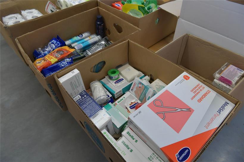 Dringend benötigt: Erste-Hilfe-Material und Hygieneartikel