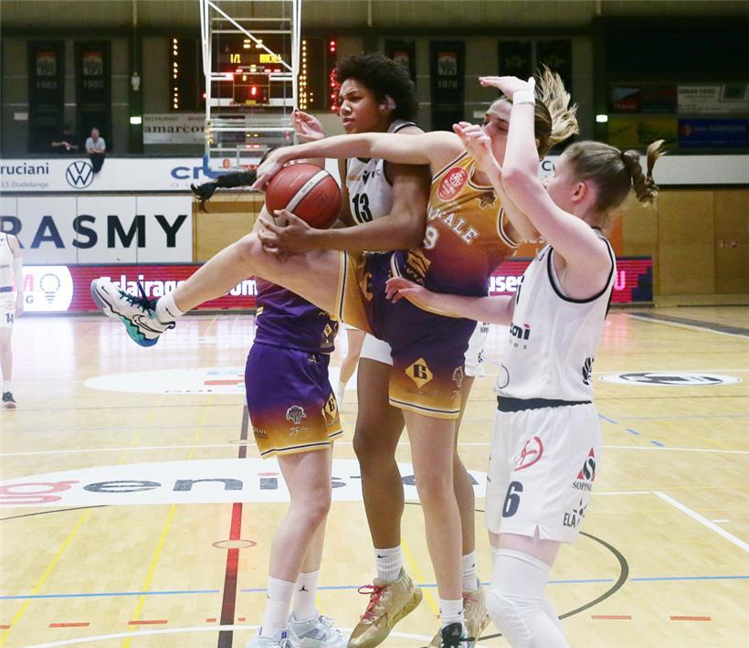 Düdelingen und Steinsel dürften sich im Viertelfinale der Coupes des Dames ein hart umkämpftes Duell liefern
