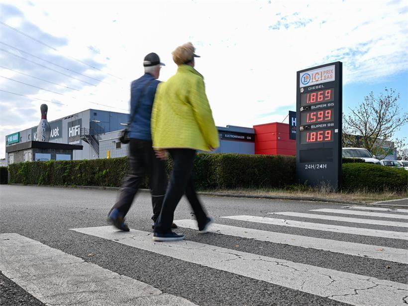 E. Leclerc in Foetz hat am Wochenende die Spritpreise deutlich reduziert