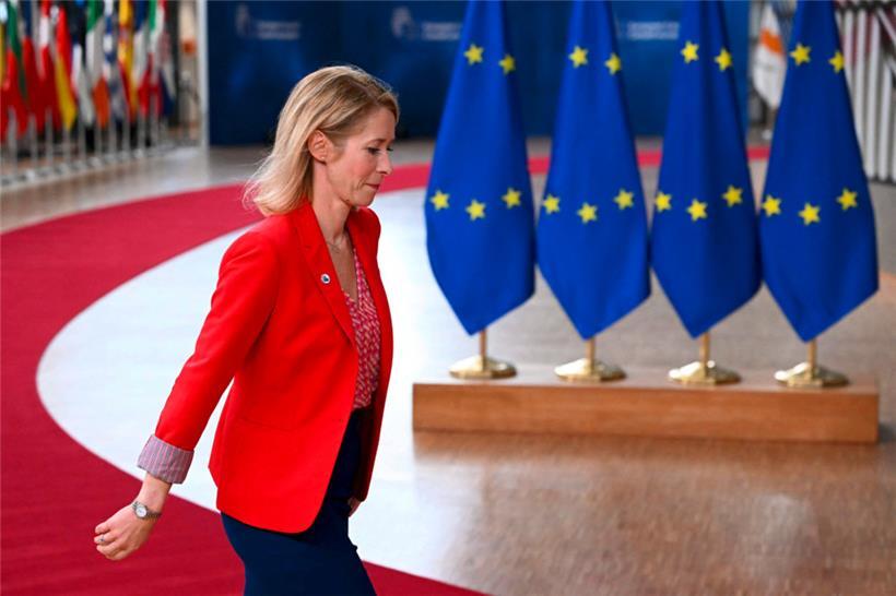 EU-Außenbeauftragte Kaja Kallas: Erst müssen die Waffen schweigen
