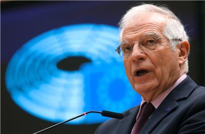 EU-Chefdiplomat Josep Borrell verteidigte gestern seinen Moskau-Besuch im Europäischen Parlament
