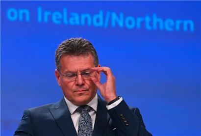 EU-Kommissar Maroš Šefčovič nannte das Vorgehen der britischen Regierung gestern „illegal“
