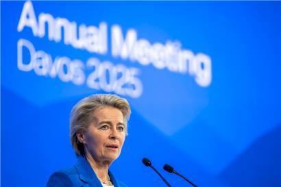 EU-Kommissionspräsidentin Ursula von der Leyen sprach beim Weltwirtschaftsgipfel in Davos nicht über Trump

