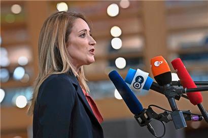 EU-Parlamentspräsidentin Roberta Metsola will kommende Woche neue Transparenzregeln vorstellen
