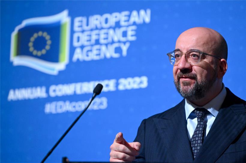 EU-Ratspräsident Charles Michel will, dass die EU mehr in ihre Verteidigung investiert
