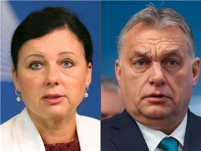 EU-Vizekommissionspräsidentin Vera Jourova fand in einem Interview die richtigen Worte gegenüber dem ungarischen Regierungschef Viktor Orban, was diesen selbstredend verärgert
