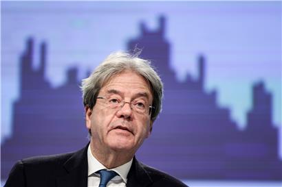 EU-Wirtschaftskommissar Paolo Gentiloni sieht Grund für verhaltenen Optimismus
