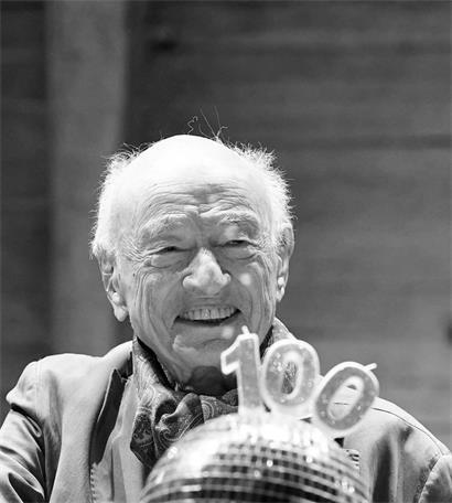 Porträt von Edgar Morin, französischer Philosoph und Soziologe, verstorben am 29. Mai 2026