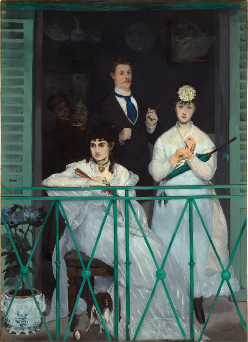 Edouard Manet (1832-1883), Le Balcon. Entre 1868 et 1869, huile sur toile, 170×125 cm
