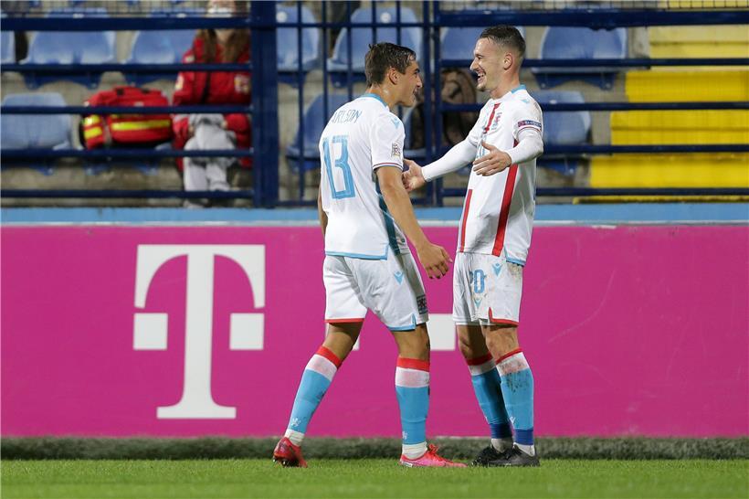 Edvin Muratovic (r.):  Erstes Länderspieltor im zweiten Spiel

