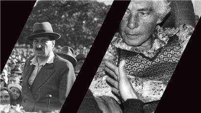 Egon Kisch (l.) und Marie Langer (r.) übernahmen wichtige Rollen im Spanischen Bürgerkrieg - und prägten ihren Berufsstand 