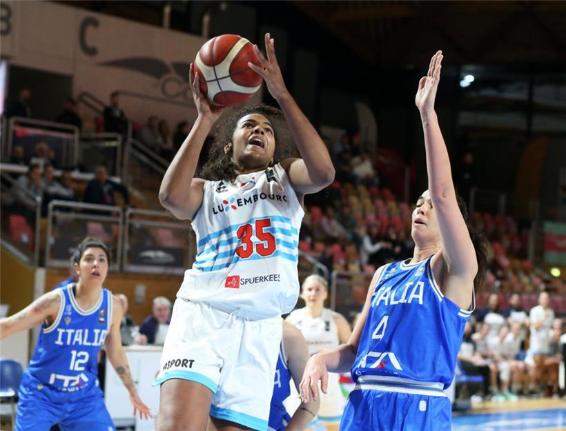 Ehis Etute (Nr. 35) sorgte für Impulse unter dem Korb und kam am Ende auf 14 Zähler
