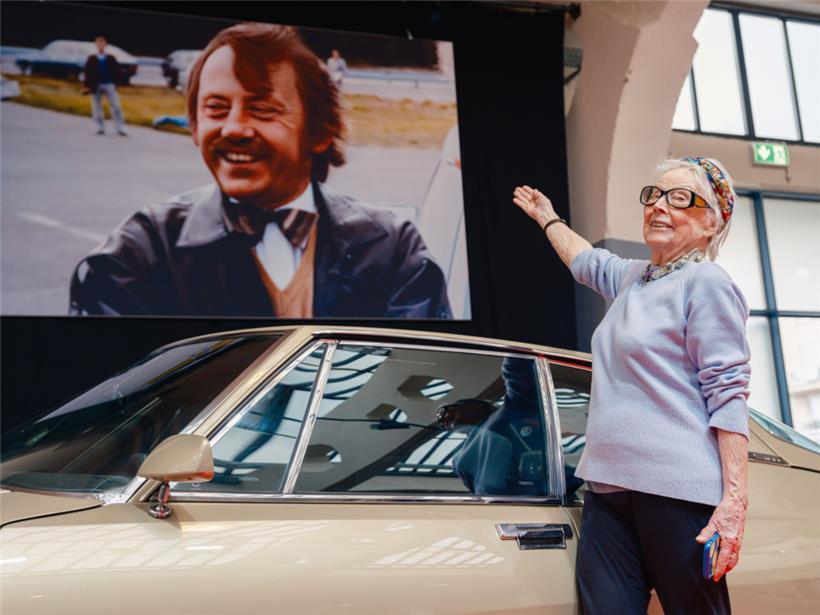 Ehrengast: Die Witwe von Robert Opron, Geneviève Opron
