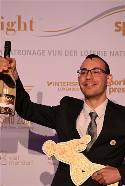 Eike Schröder erhielt bei der Awards Night von sportspress.lu den „Prix sport et handicap“
